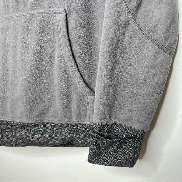 Lululemon On the Move Relaxed Fit Fleece Pullover Gray Hoodie Size 8 - Picture 4 of 11